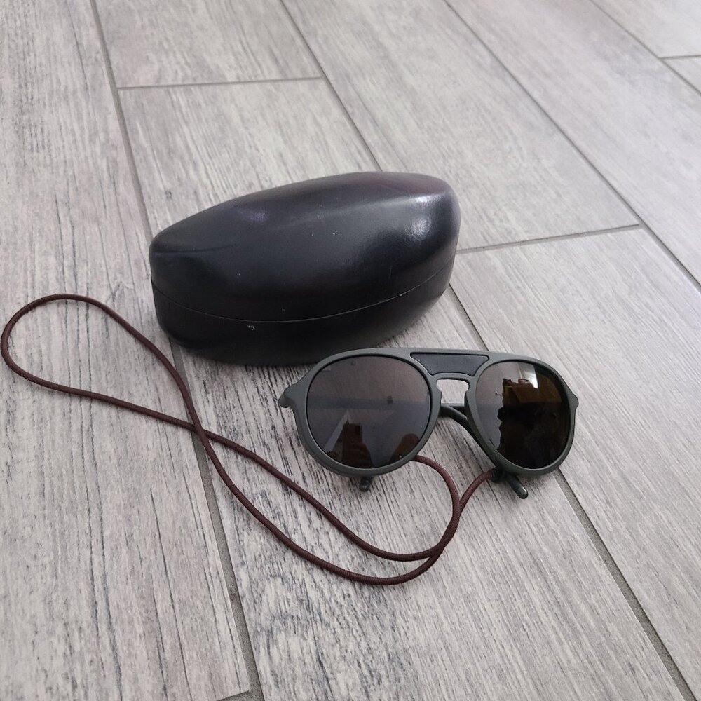 Vuarnet Ice Glacier Sunglasses Matte Green with Brown Lenses - Picture 3 of 13